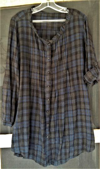 Camisa franela cuadros T.40-42