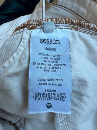 Jeans de corte recto, de la marca Sessún. talla 38