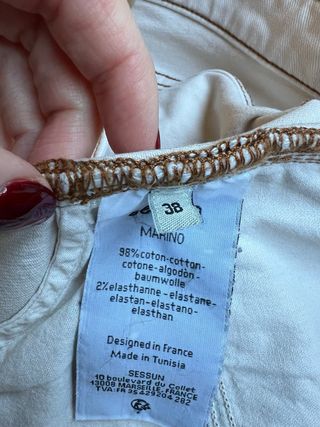 Jeans de corte recto, de la marca Sessún. talla 38