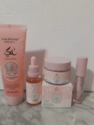 Kiss Beauty Set Cuidado Facial Rosa