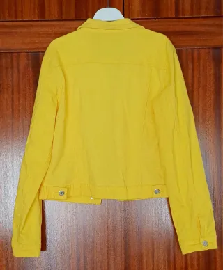 Chaqueta Vaquera nueva Amarilla Talla XL