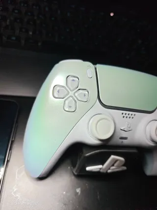 Mando PS5 Blanco Perla + Joysticks Magnéticos