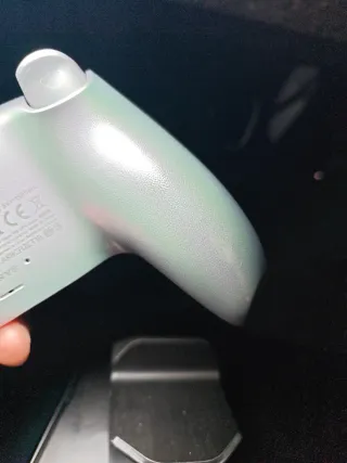 Mando PS5 Blanco Perla + Joysticks Magnéticos