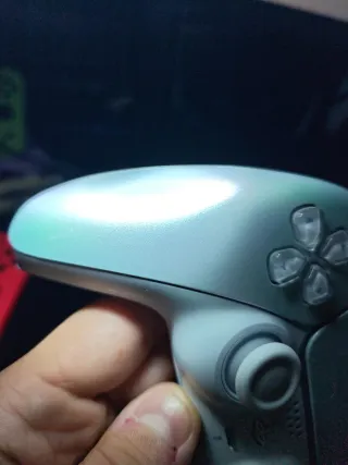 Mando PS5 Blanco Perla + Joysticks Magnéticos