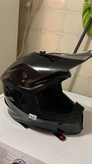 Casco Moto Negro Talla M