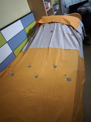 Funda nórdica con caracoles