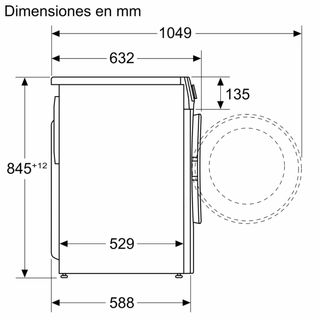 Lavadora Balay 1200 rpm 7 kg