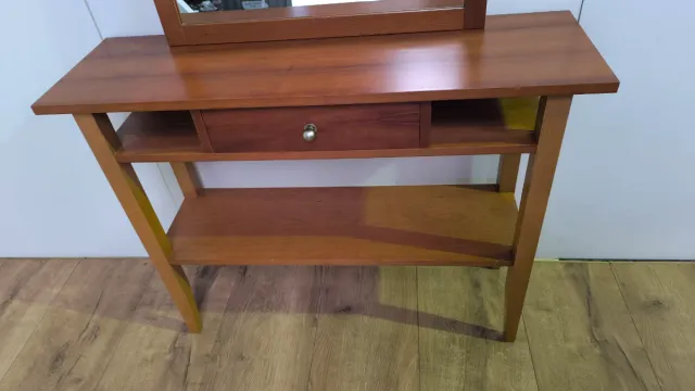 MUEBLE ENTRADA RECIBIDOR CONSOLA CON CRISTAL