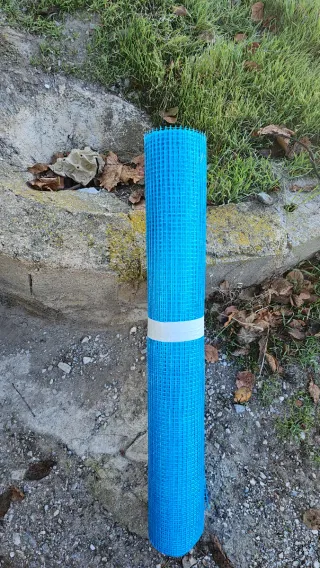 Rollo Malla Obra Azul