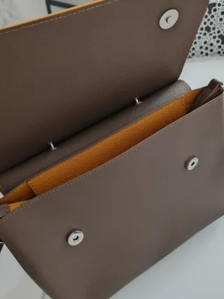 Borsa Campo Marzio donna marrone e gialla