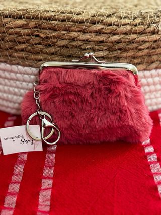 Portamonete rosa lampone