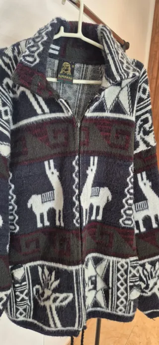 Abrigo étnico RUMIRAHU talla única