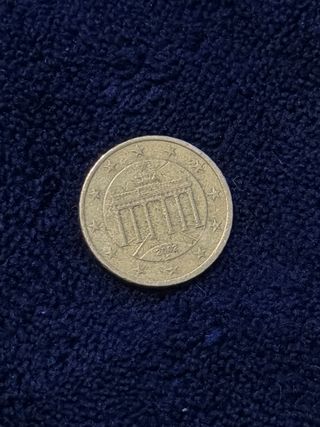 Moneda 50 céntimos Euro 2002
