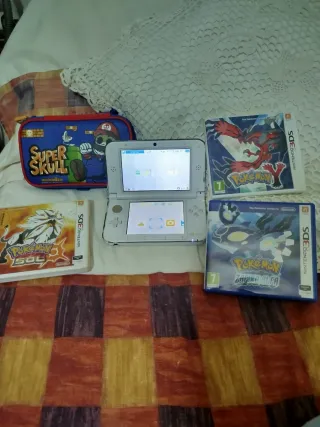 Custodia Super Skull Mario 3DS + 3 Giochi Pokémon