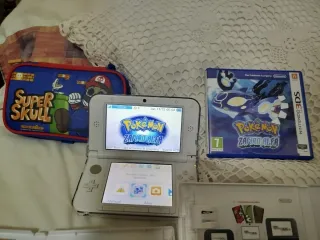 Custodia Super Skull Mario 3DS + 3 Giochi Pokémon