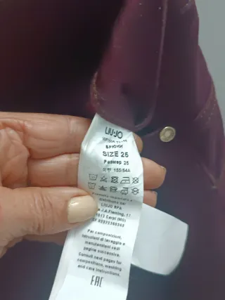 Pantaloni Liu Jo bordeaux donna