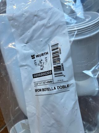 Pack Fontanería Accesorios Varios