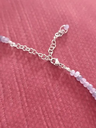 Collar perlas y piedras naturales