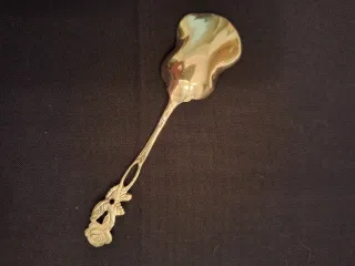 Cuchara Azucar Plata Sueca 830, Entre 1837-1901