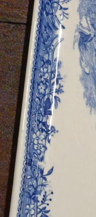 Piatto portata Villeroy & Boch decoro blu