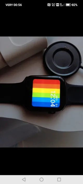 Smartwatch Nero + Caricatore Originale