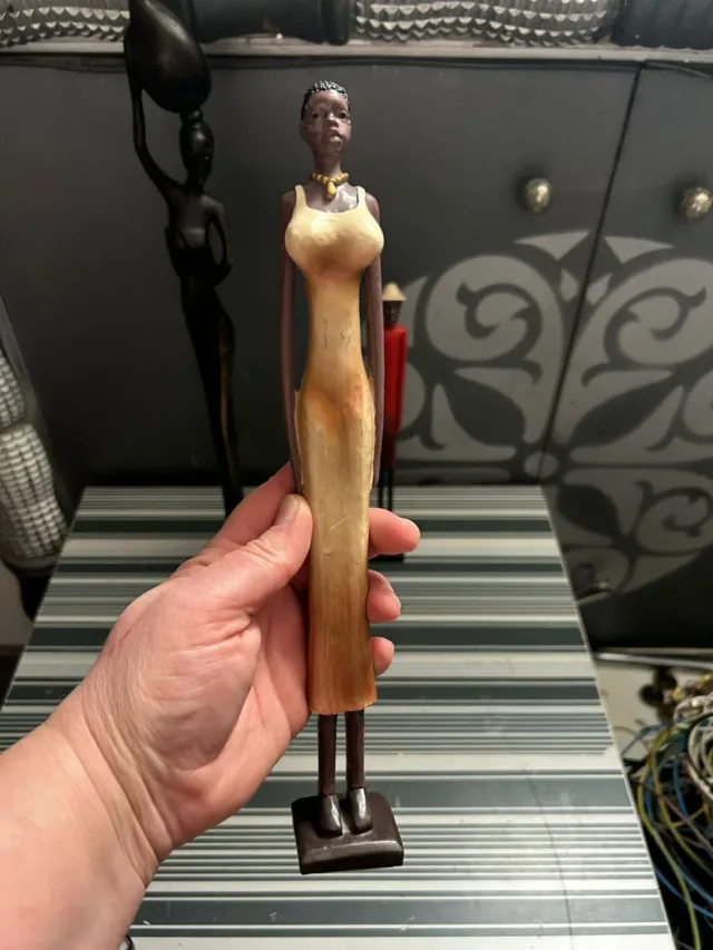 Lote 3 figuras africanas