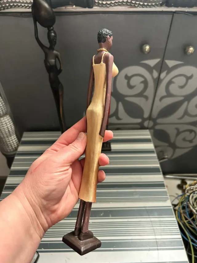 Lote 3 figuras africanas