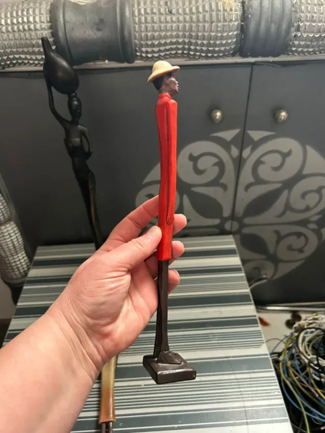 Lote 3 figuras africanas