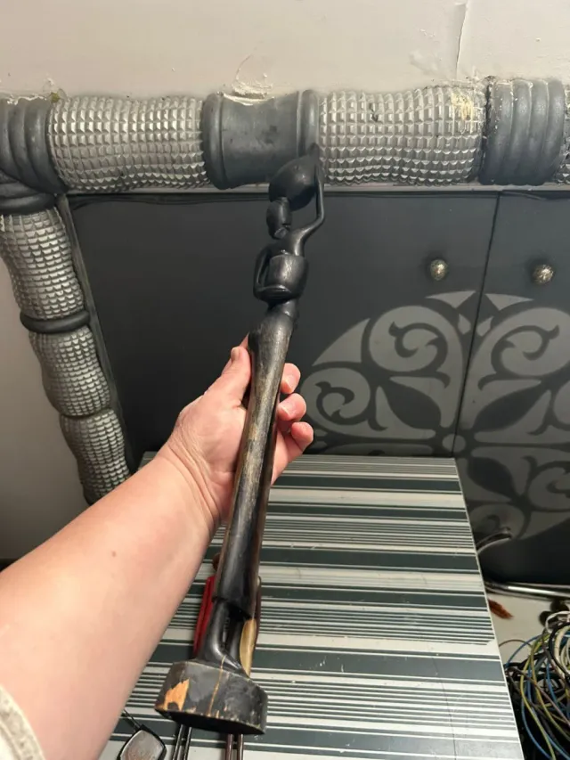 Lote 3 figuras africanas