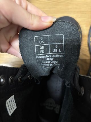 Dr Martens 1460 Stivali Neri Tg 36