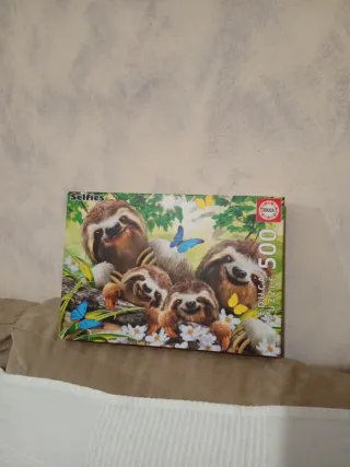 Puzzle Educa 500 piezas Selfies Sloths