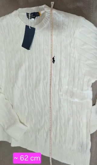 Sweatshirt / Camisola RalphLauren Branca Tamanho M