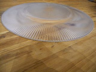 Fuente/Plato 34 cm de diámetro de cristal redondo