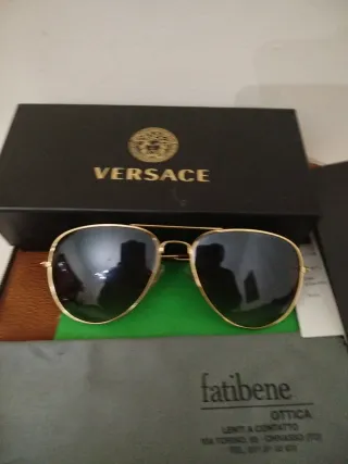 Occhiali da sole Versace oro Nuovo.ORIGONALE