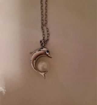 Collana Morellato con pendente delfino e perla