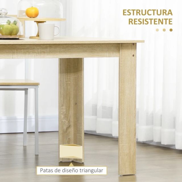 Mesa de Comedor Roble