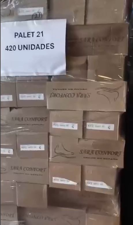 Lote Pallets Calzado M'as Cima's y demás