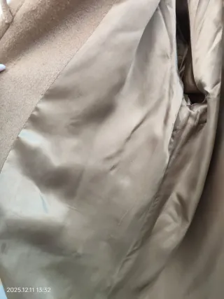 Cappotto Lana Vergine Donna Cammello