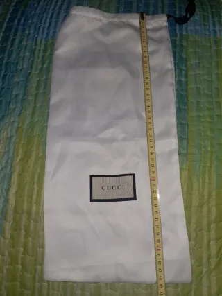 Bolsa de tela blanca Gucci