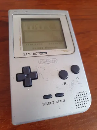 Nintendo Game Boy Pocket Plata