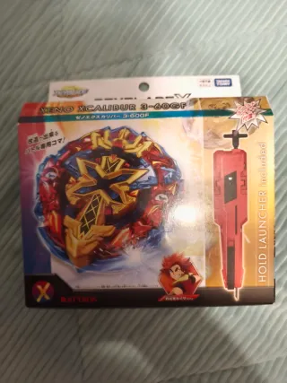 Beyblade Xeno Xcalibur 3-60GF com lançador