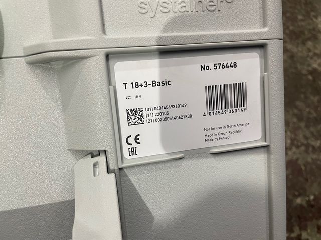 Atornillador Festool T 18+3 Li-Ion