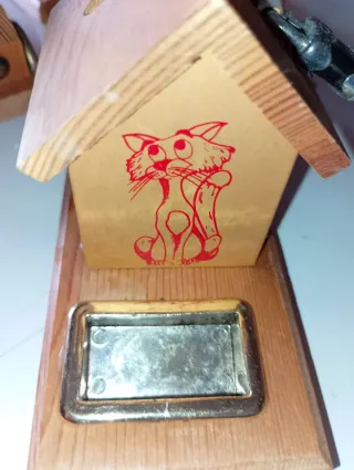 Lotto 4 Cassaforti Casa Legno con Lucchetti