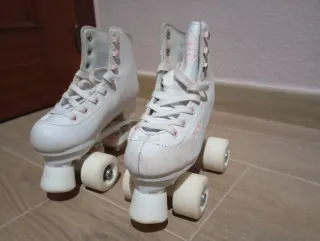 Patines Oxelo Blancos N° 32.
