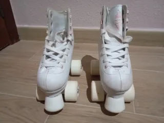 Patines Oxelo Blancos N° 32.