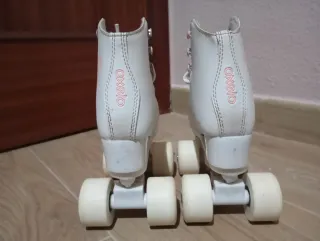 Patines Oxelo Blancos N° 32.