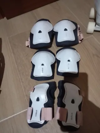 Patines Oxelo Blancos N° 32.