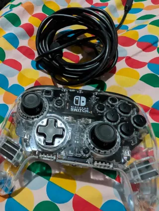 Mando Nintendo Switch Transparente