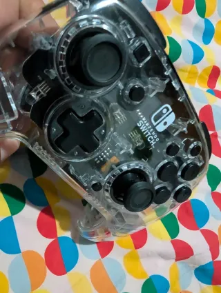 Mando Nintendo Switch Transparente