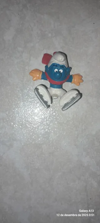 Conjunto 5 Figuras Los Pitufos